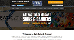 Desktop Screenshot of epicprintandpromo.com